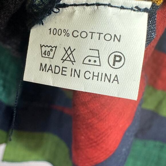 Buykud Button up Shirt Size Large Vintage Striped Long Sleeve Fall - Picture 6 of 7